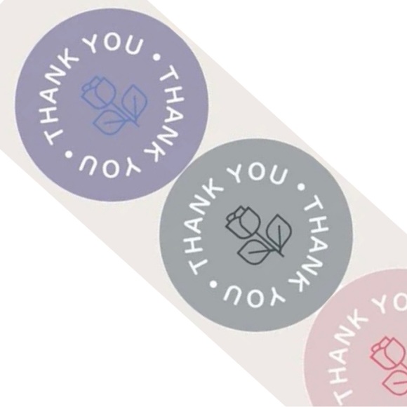 2/12 Thank You Stickers - Picture 2 of 3